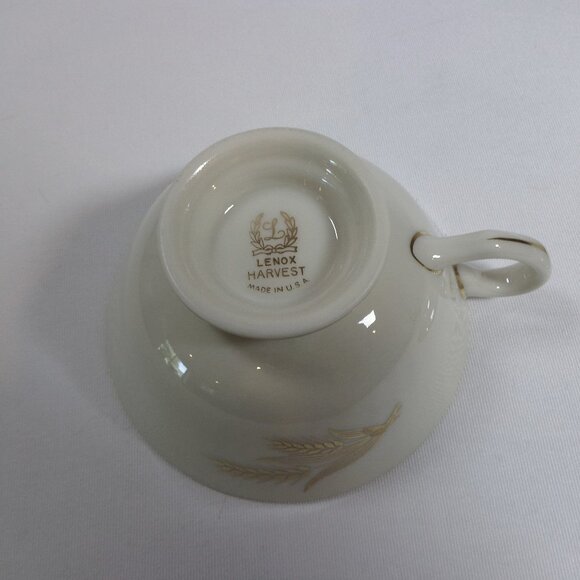 Lenox USA Made Cup & Saucer‎ Set Harvest Pattern Discontinued Replacement - Picture 5 of 6